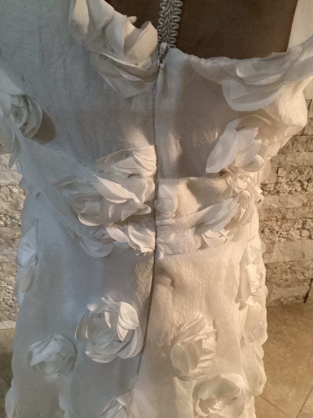 Lulus Exceptional Entrance White Sleeveless Tiered Rosette Midi Dress - Picture 11 of 16